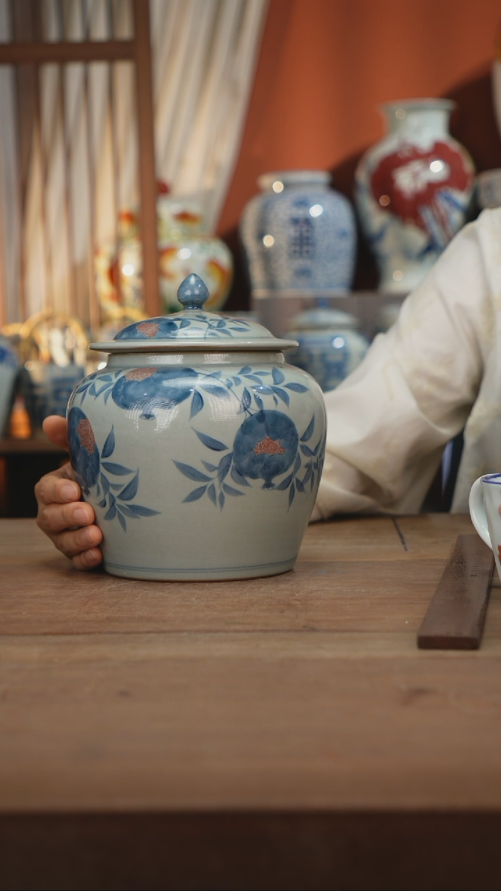 现代 景德镇设计师釉下手绘陶瓷餐具