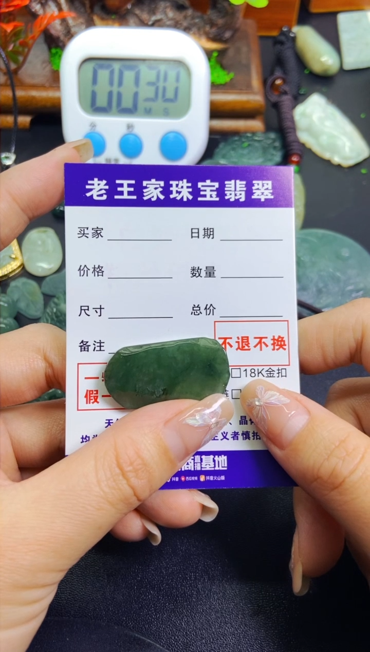 【闪购商品】翡翠颈饰未镶嵌料子