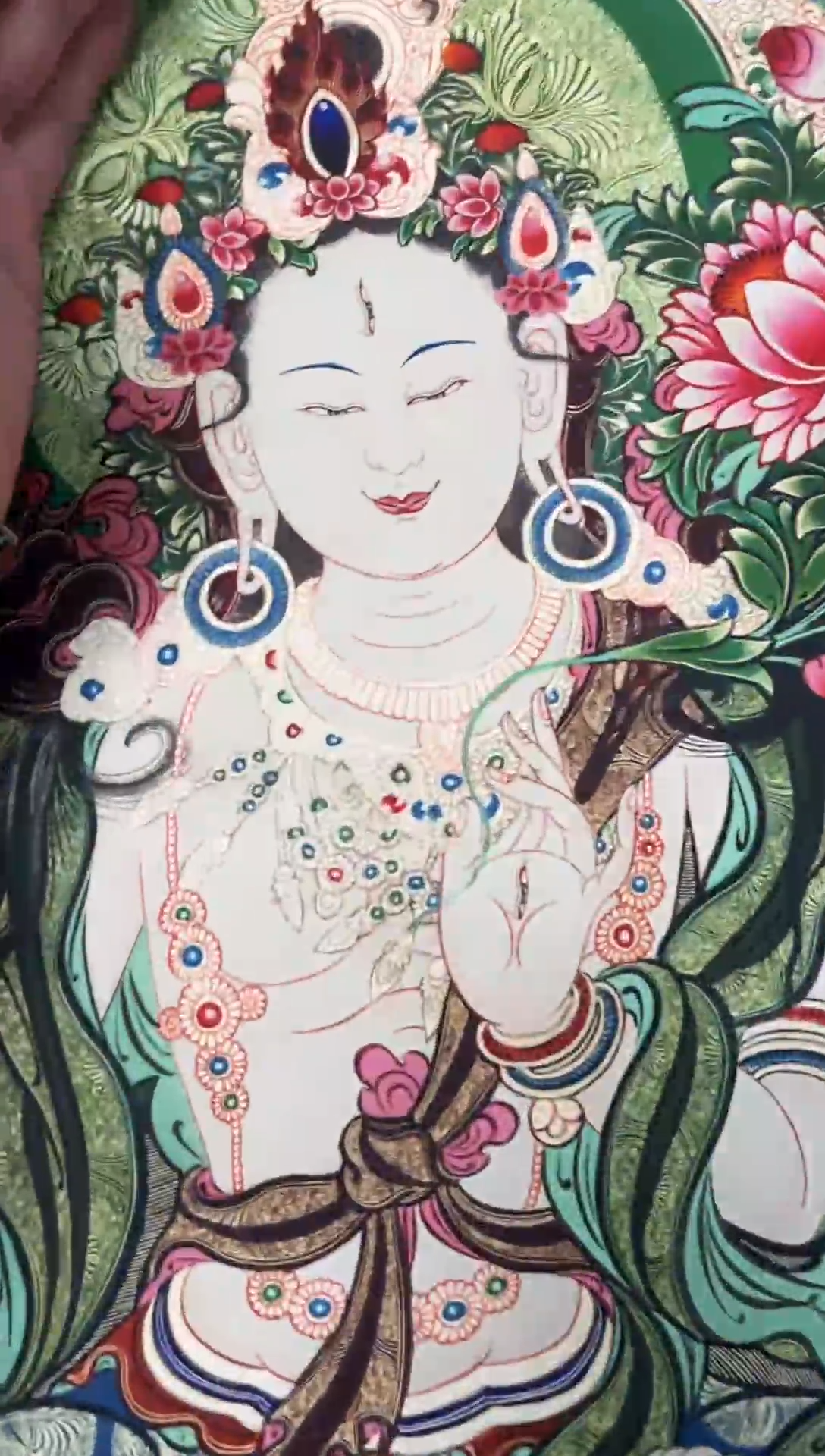 卷轴画老三的唐卡tk16