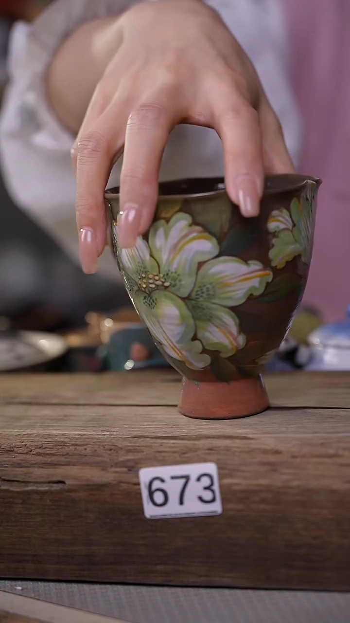 【闪购商品】瓷片油画风·彩绘·设计师石一款