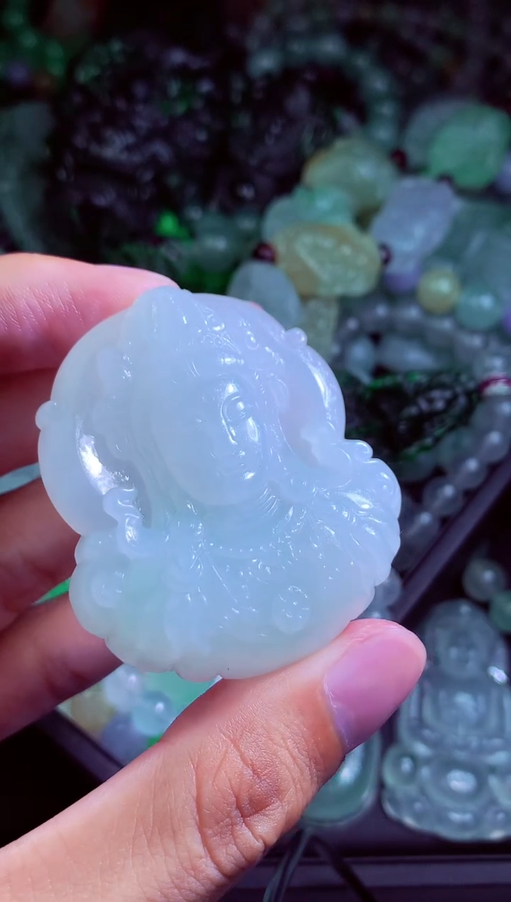 未镶嵌定制翡翠如****️翡翠毛货定制