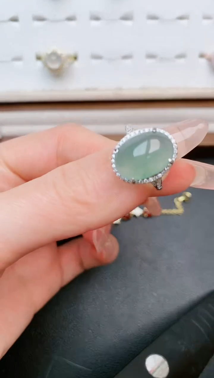 【闪购商品】翡翠戒指银S925镶嵌.....