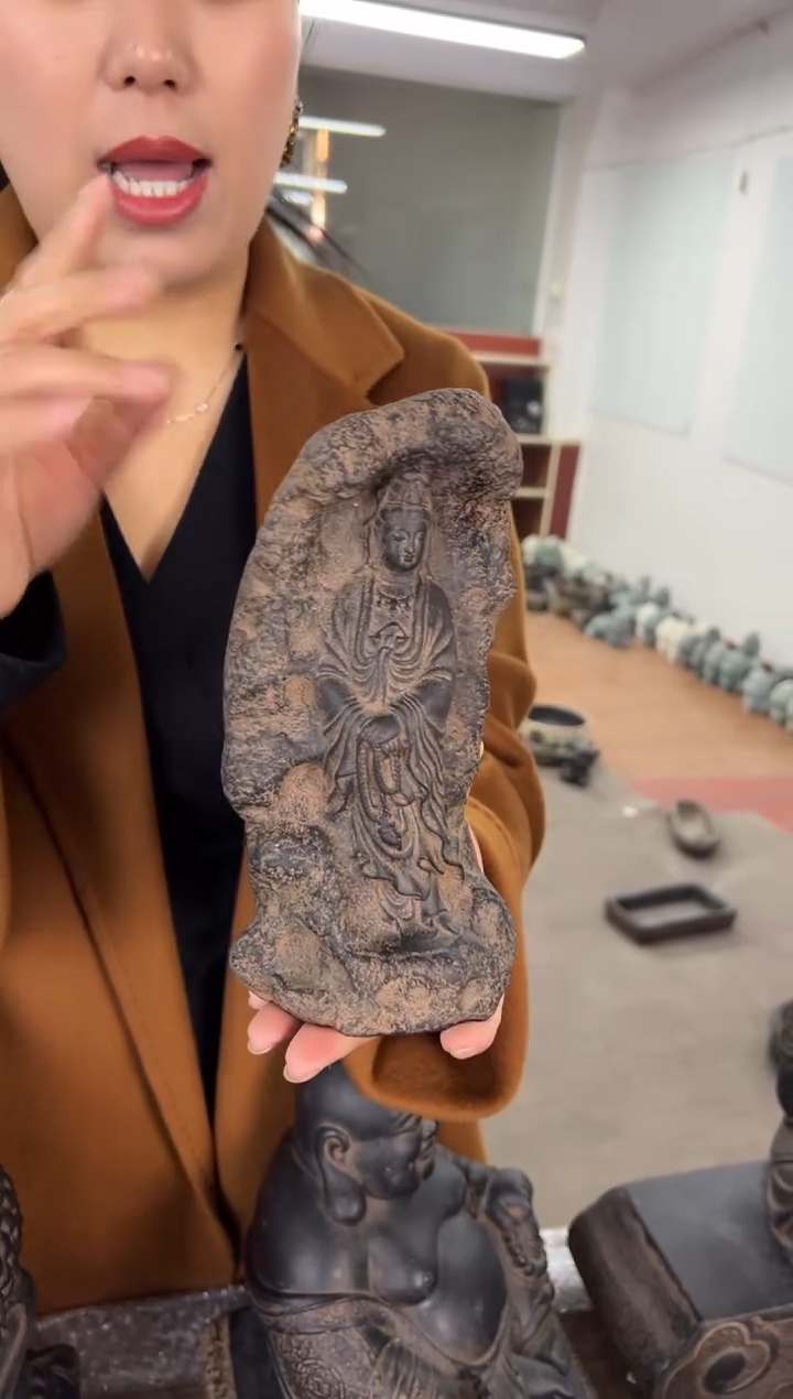 陶土【火山泥】普慈观音