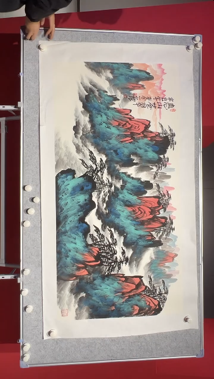 【闪购商品】绘画姜国华-8平尺-山水国画