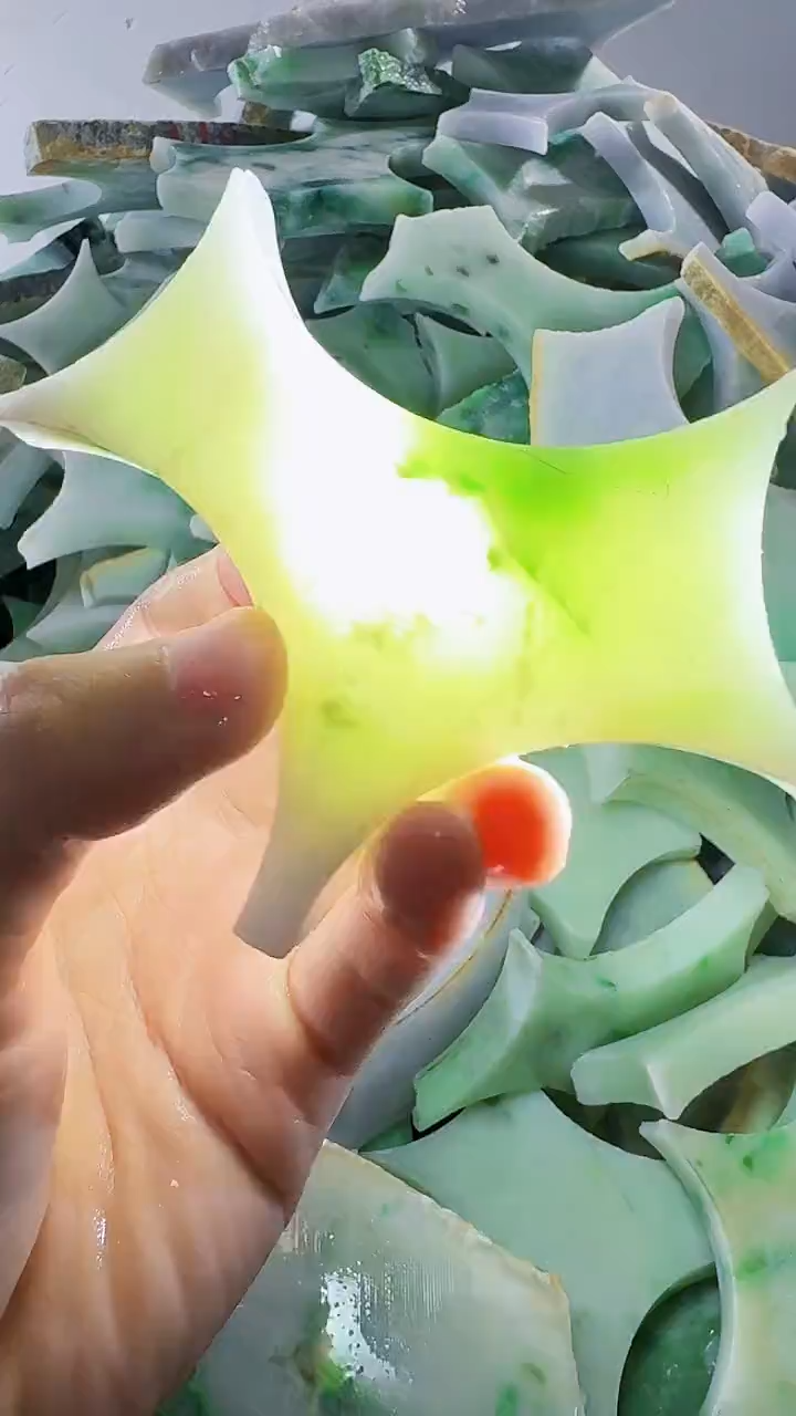 裸石翡翠缅甸翡翠A货文2599