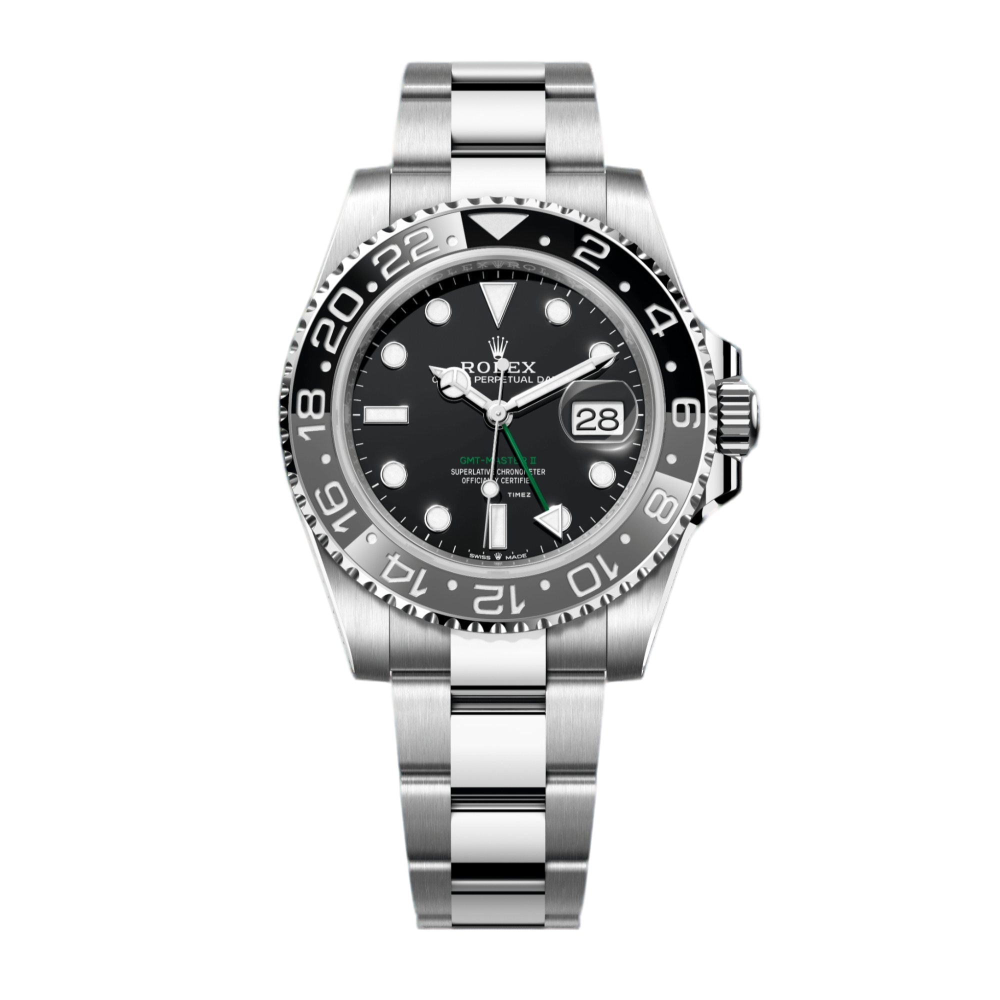 99新 Rolex/劳力士 全套/格林尼治型 40mm/126710/小绿针