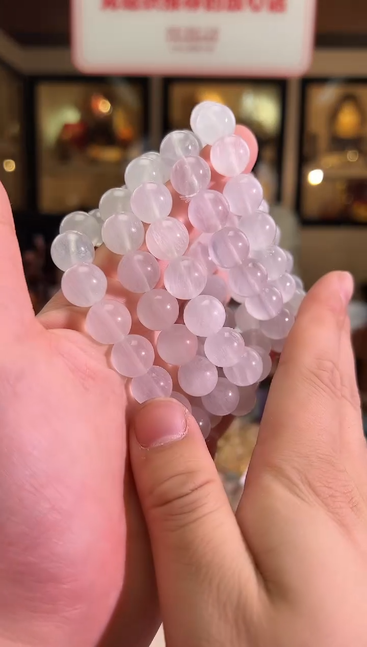 未镶嵌手链萤石12.5mm+拉丝萤石（多样性发一）