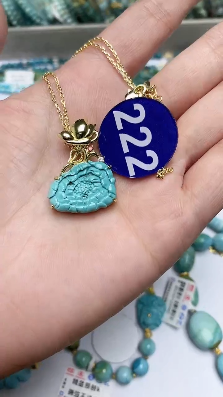 【闪购商品】绿松石项链合金项链222