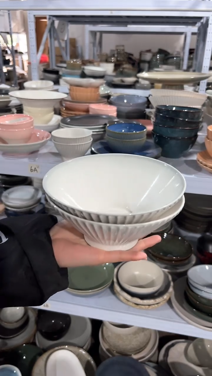 【闪购商品】瓷片外贸尾货瑕疵满20包邮X2 七英寸亮釉灰