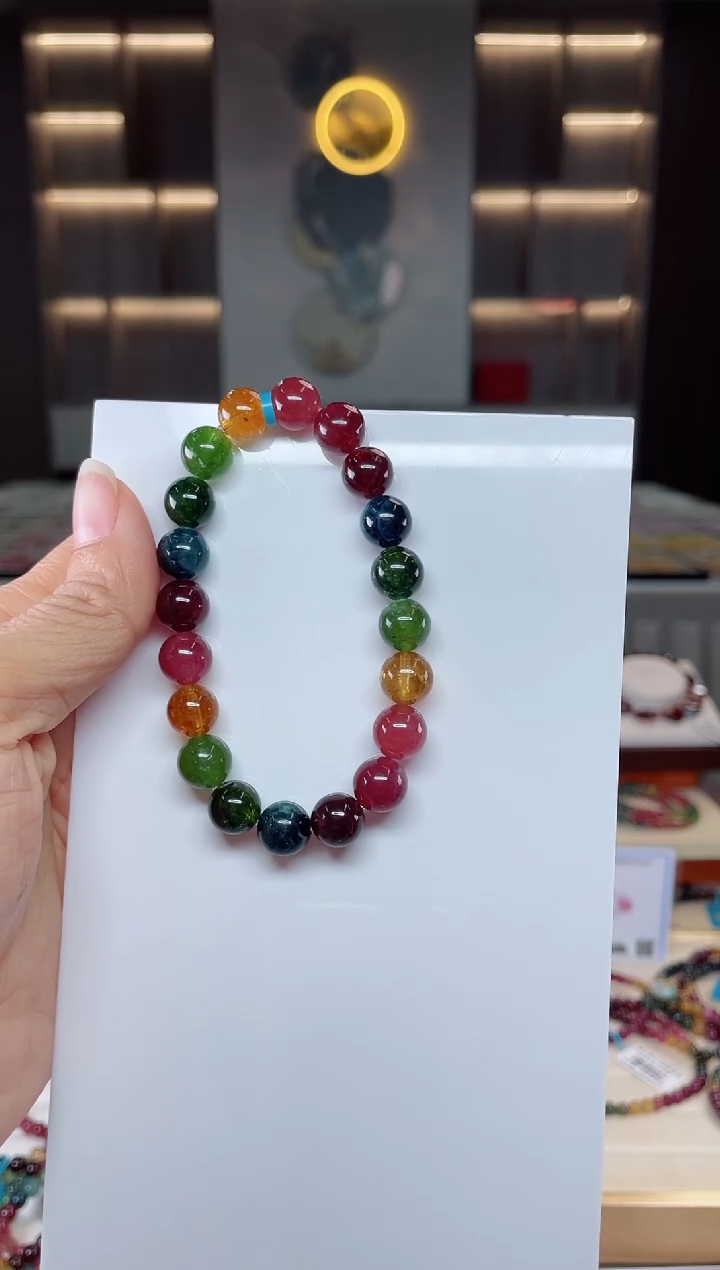 【闪购商品】碧玺单圈手串未镶嵌（多样性发一条）Q