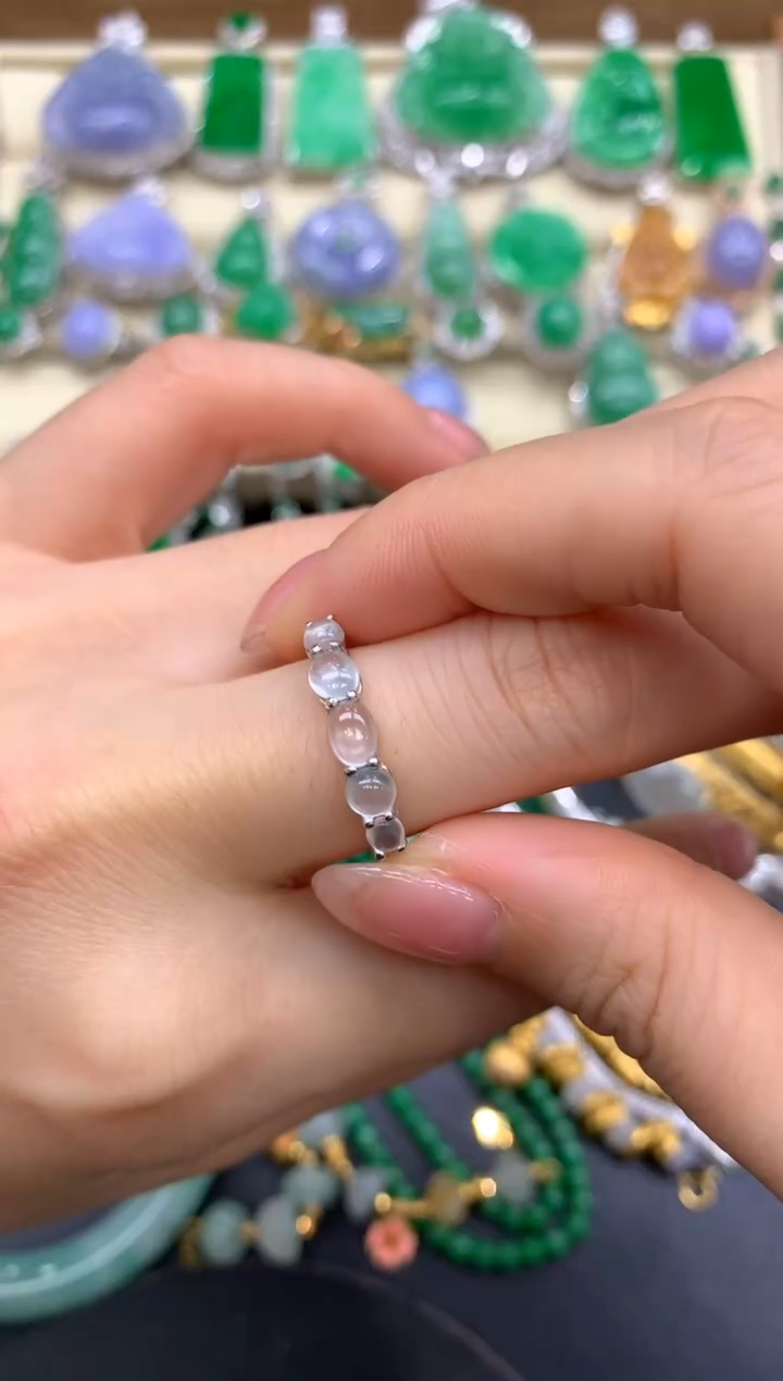 【闪购商品】翡翠戒指18K金镶嵌289-中国好珍宝