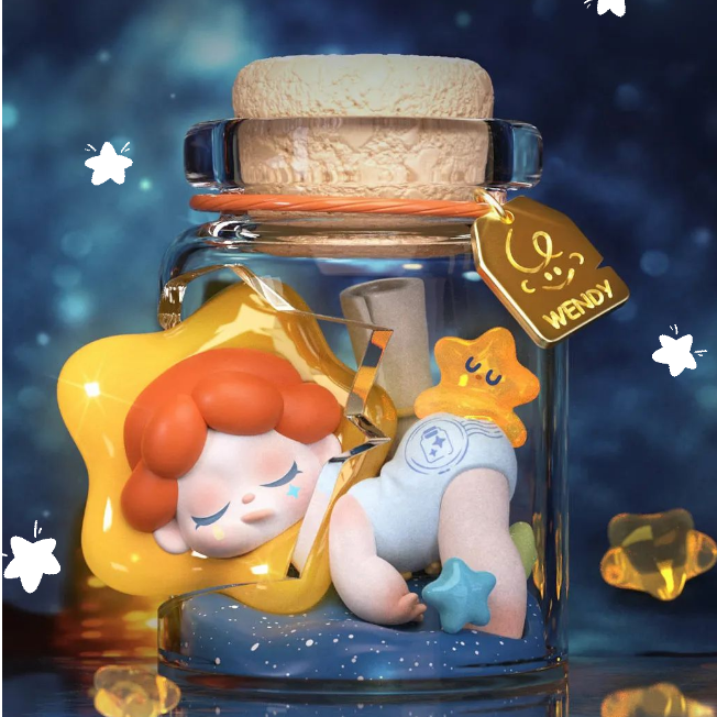 【酷娃宝】Wendy4代跟着月亮走系列潮玩手办 桌面装饰