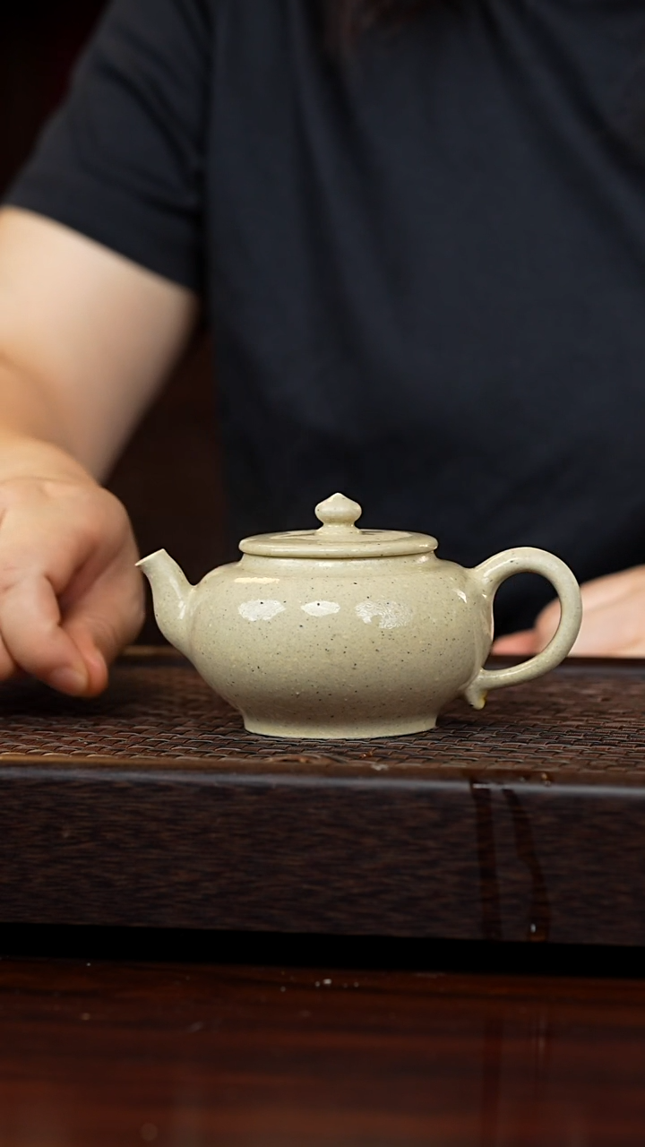 茶壶紫砂51号，丹壶溢香紫砂壶210毫升