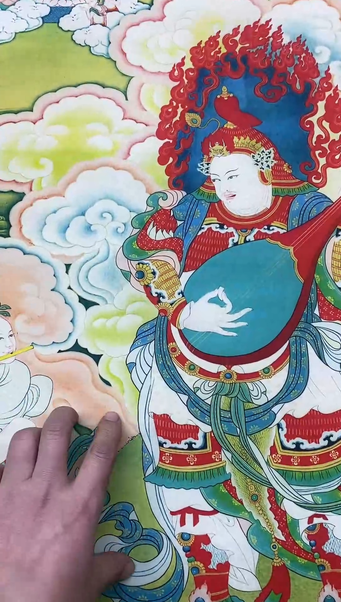 卷轴画精品挂饰 唐卡tk16071