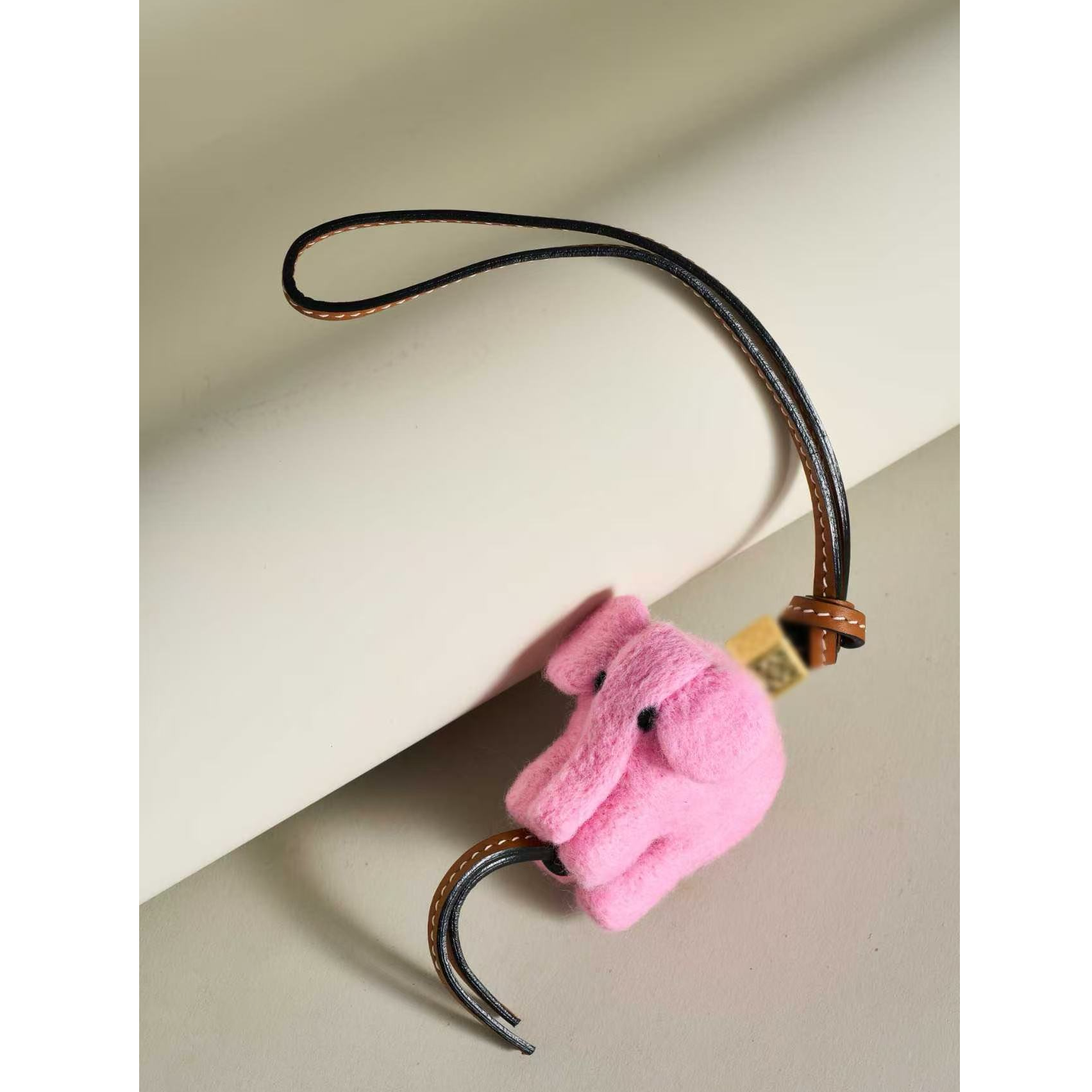 一只甜Undoux 手工挂件-粉色小象和猪