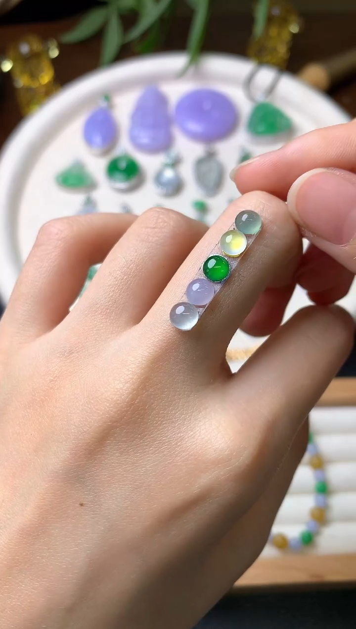 【闪购商品】定制翡翠未镶嵌裸石（镶嵌定制）