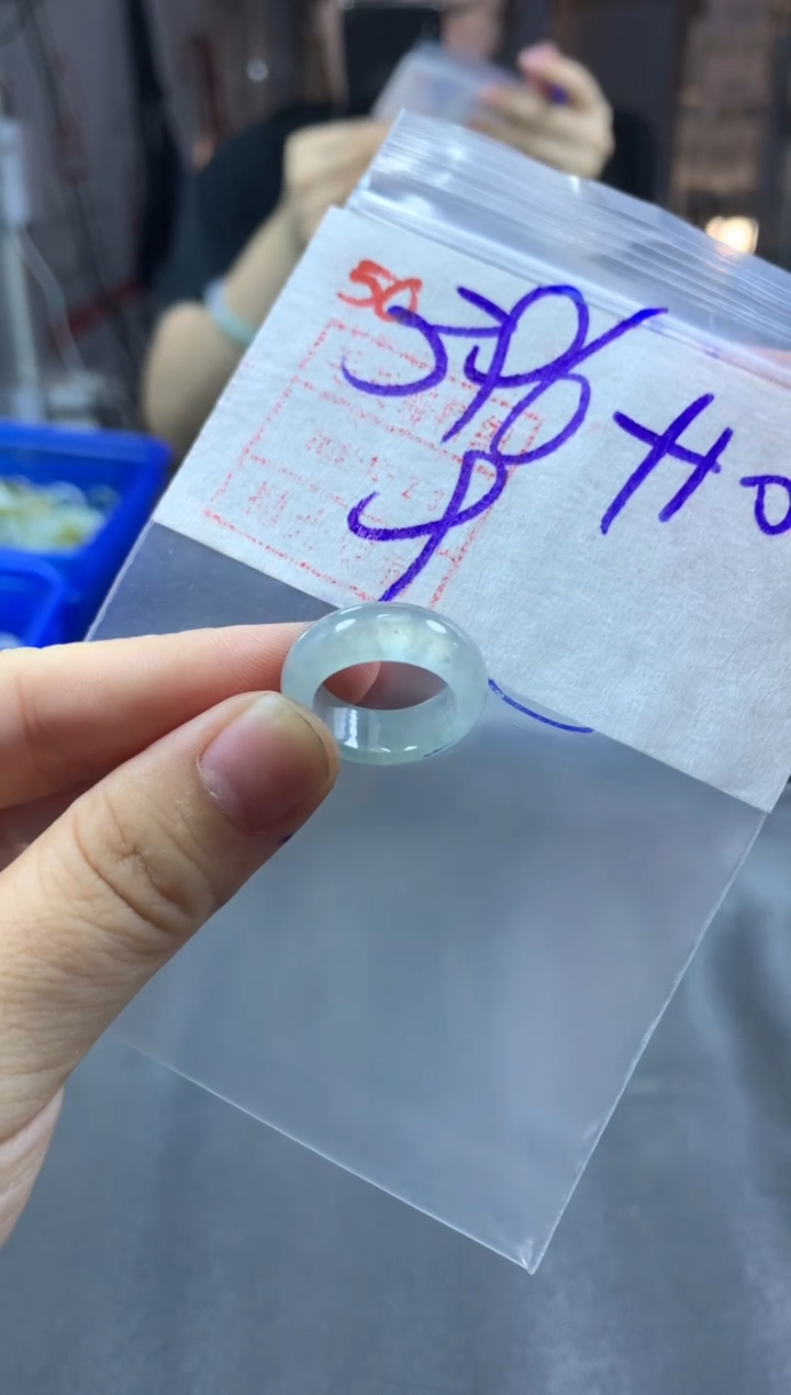 未镶嵌定制翡翠戒圈9#406毛货需精细抛光