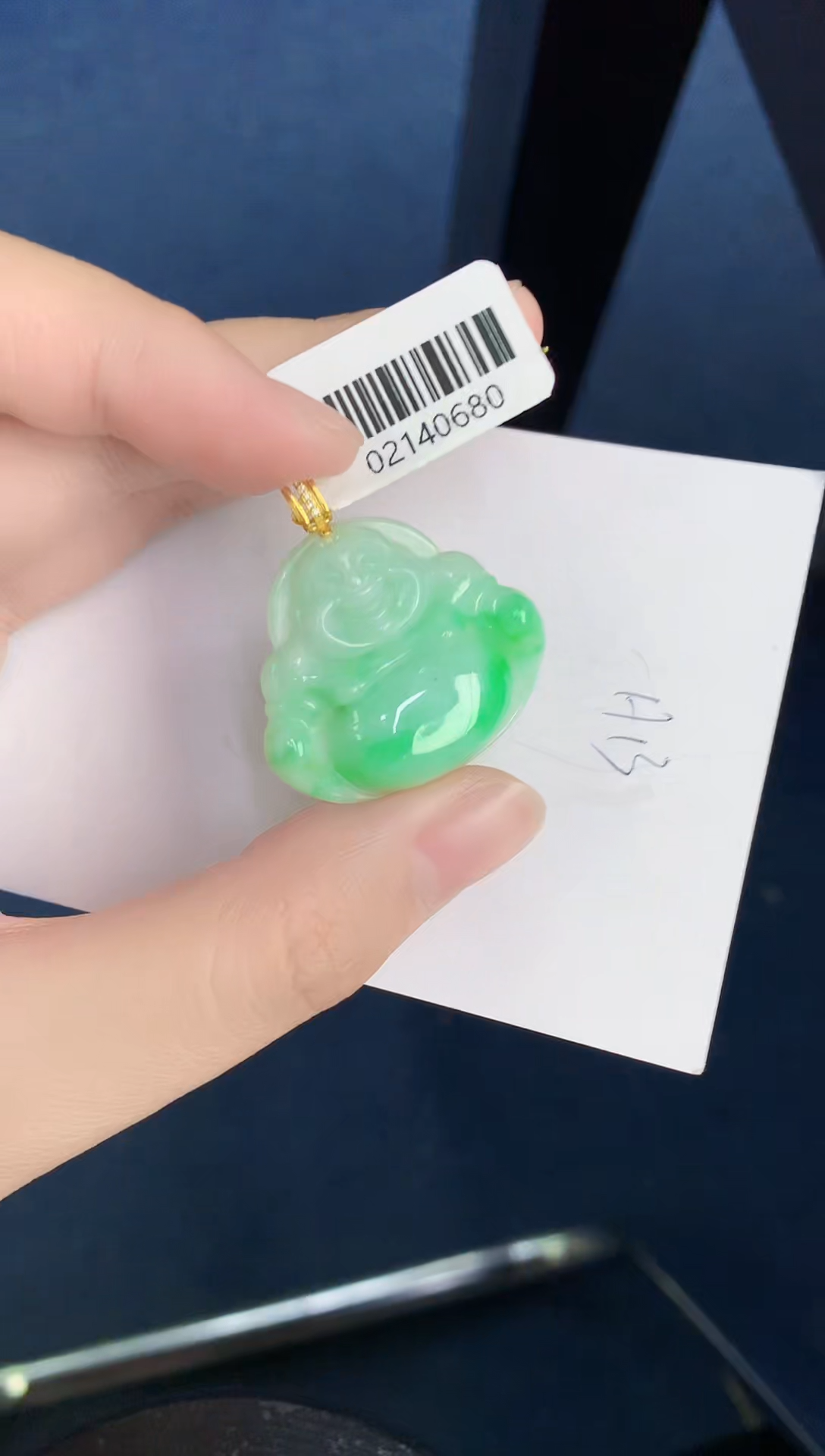 【闪购商品】翡翠颈饰18K金镶嵌000000000