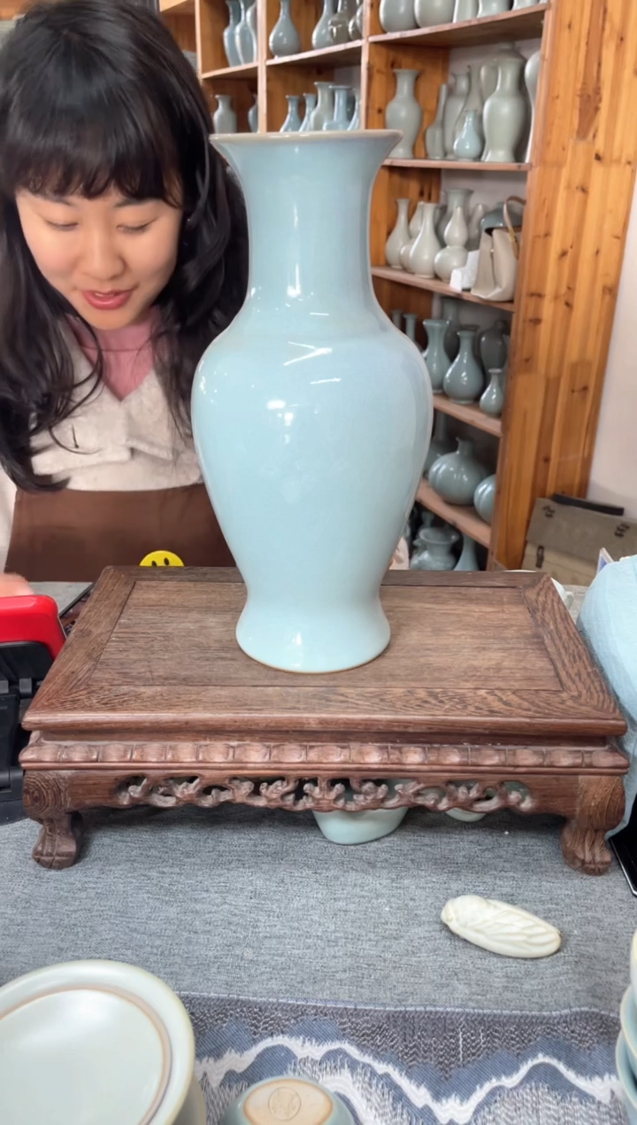 【闪购商品】其他天青 淑女瓶 微瑕 汝意堂