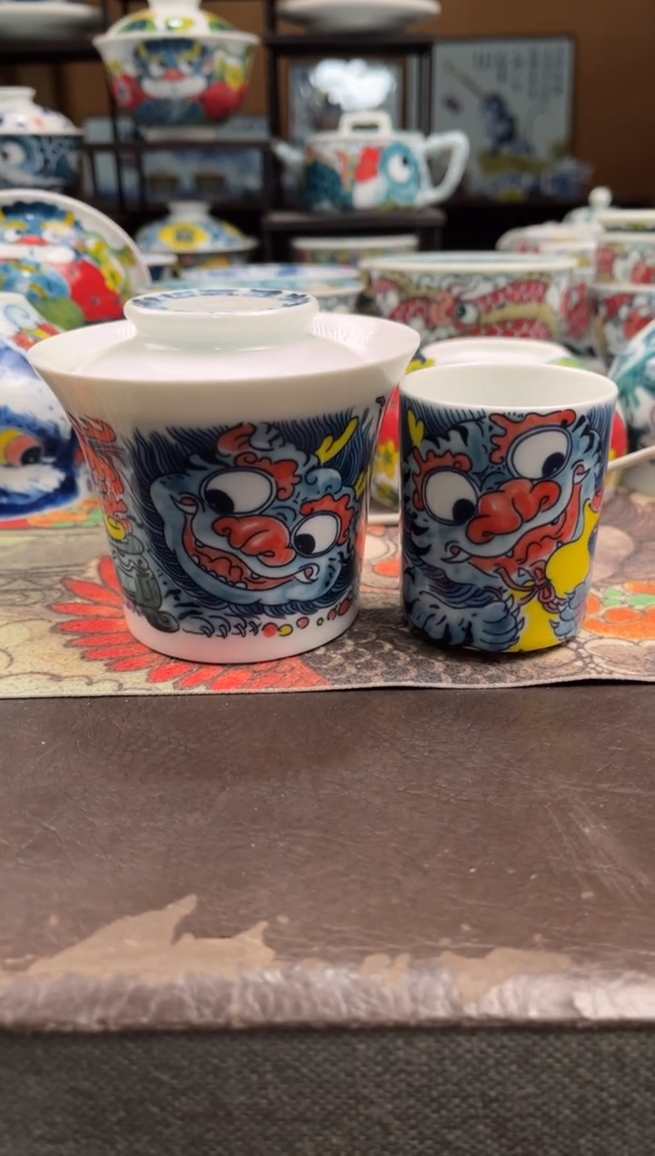 拙明院（宠粉价格）盖碗+扳指杯