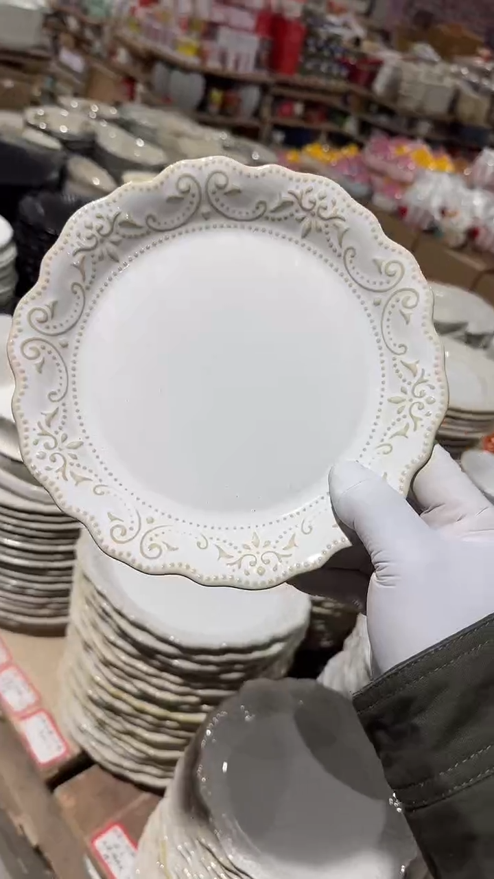 陶瓷8英寸盘 微瑕凑满20元包邮