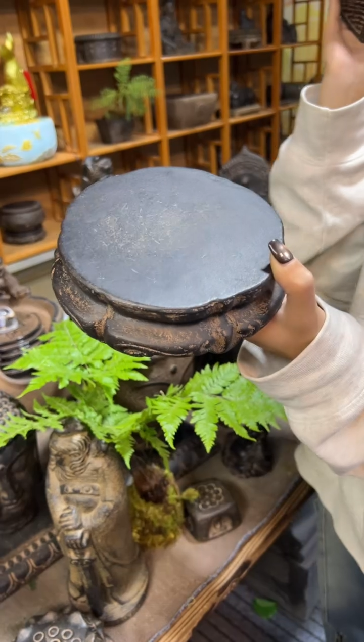 陶土【火山泥】金箍坛底座