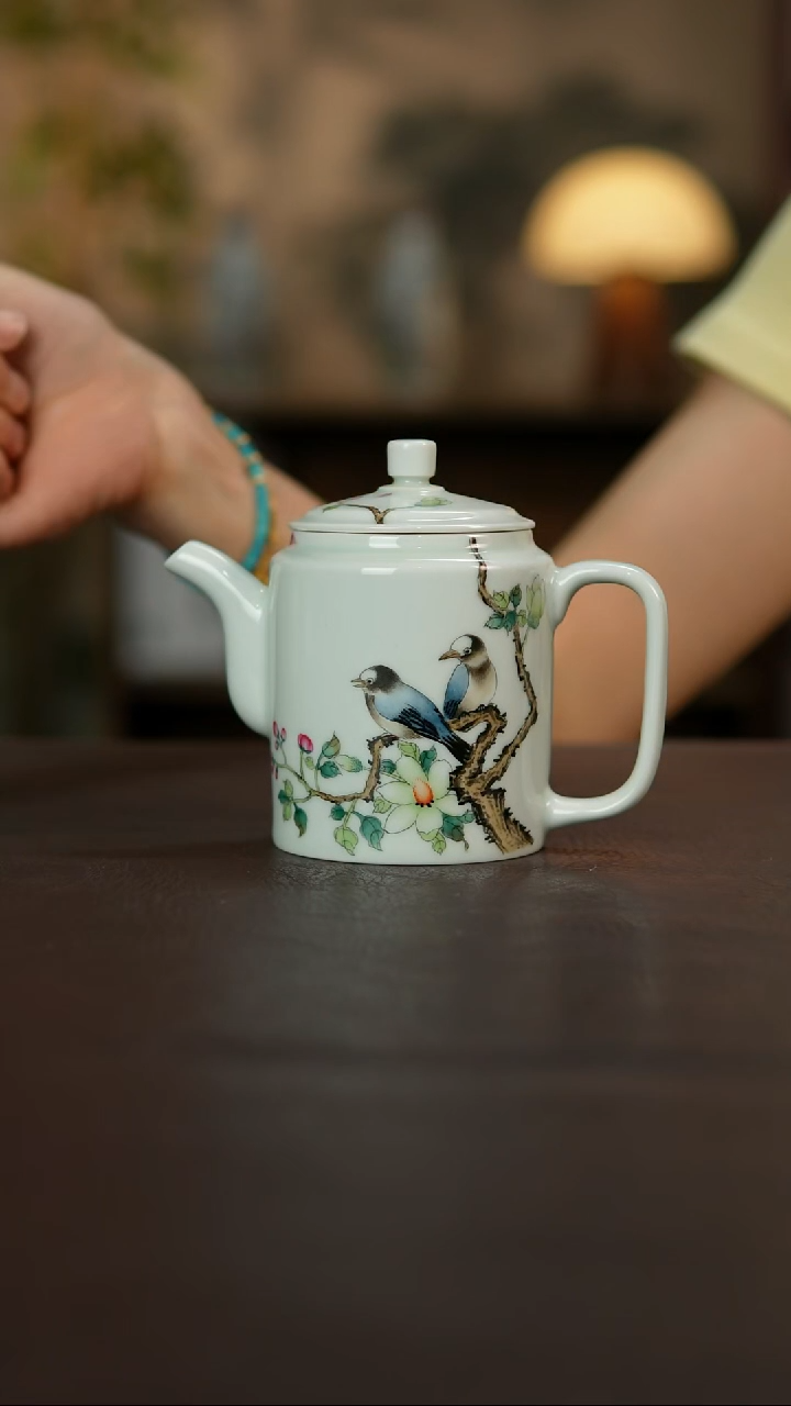 杯觅纤景德镇陶瓷杯碗柴烧多人