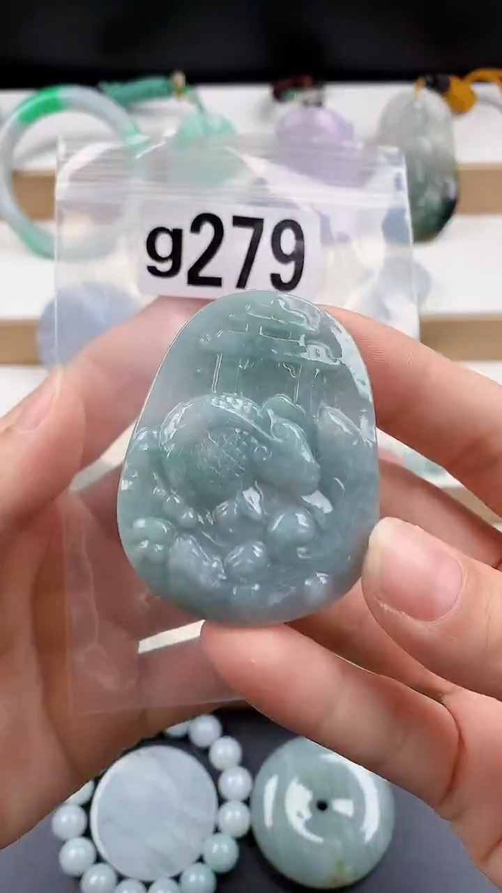 颈饰未镶嵌翡翠天然翡翠吊坠挂件