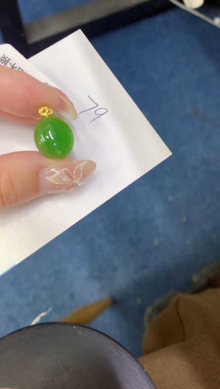 【闪购商品】翡翠颈饰18K金镶嵌0000000000