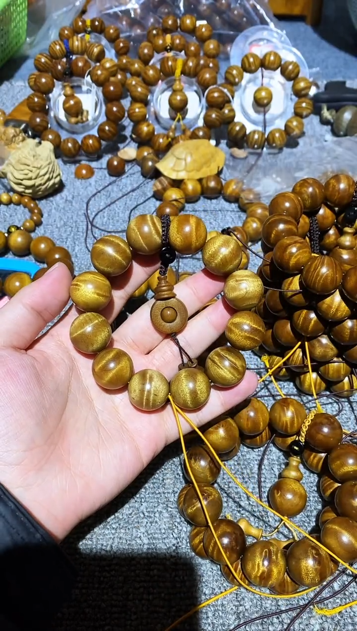 手串/手链楠木（金丝楠）小叶桢楠水波纹2.0手串