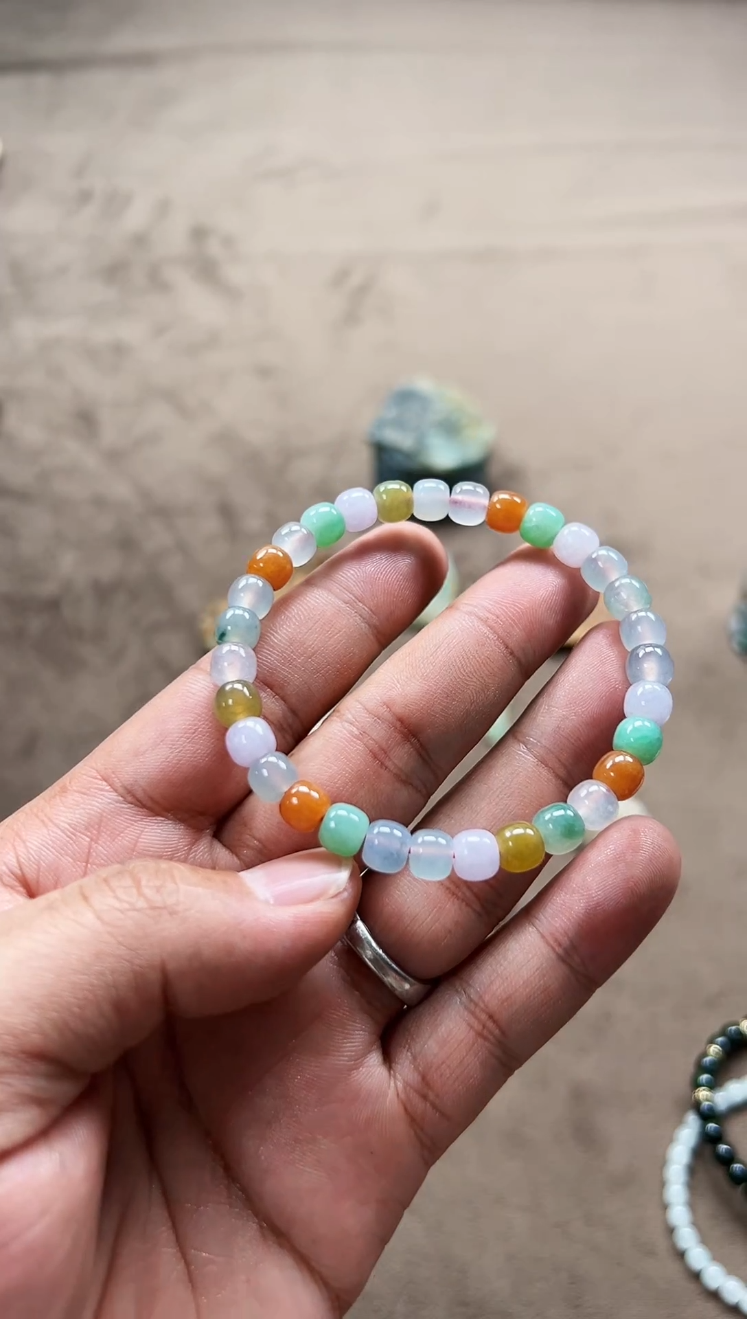 未镶嵌定制翡翠散珠翡翠