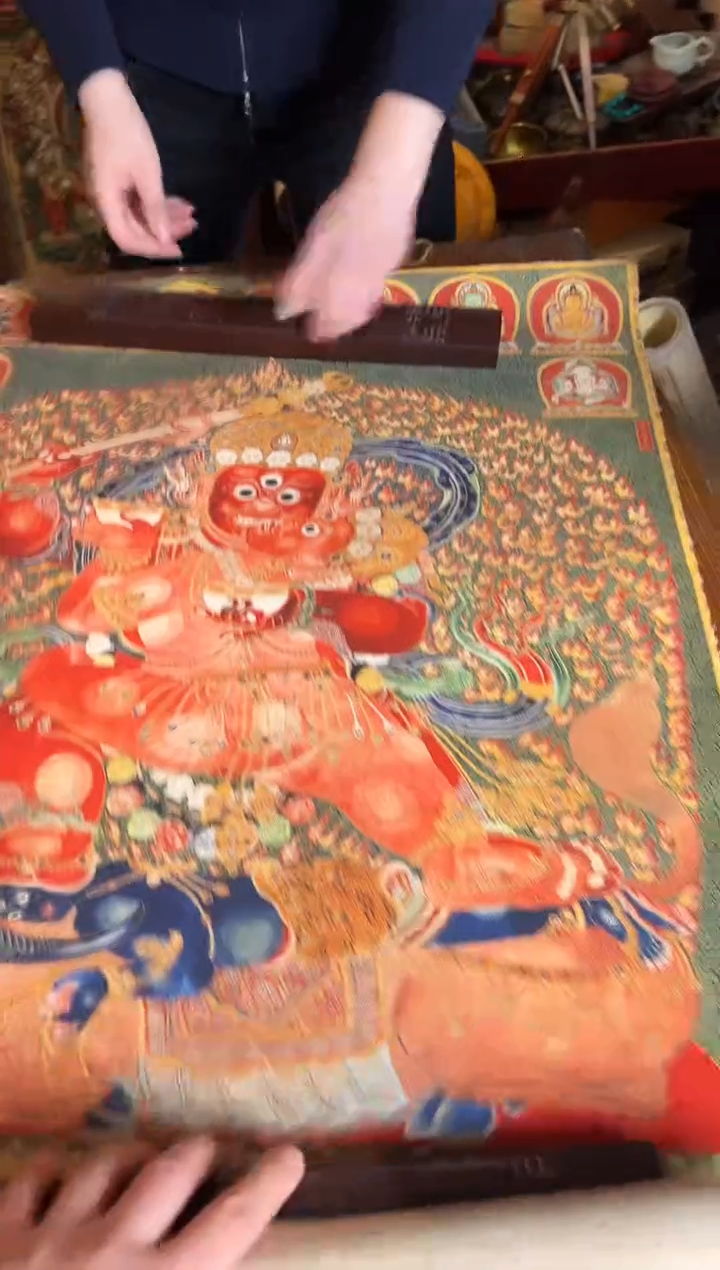 卷轴画手绘唐卡124