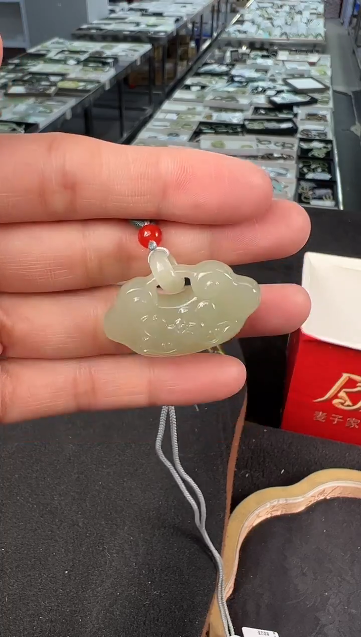 吊坠(不含链)未镶嵌和田玉多样性发1