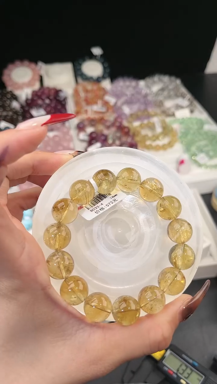 【闪购商品】水晶手链未镶嵌多样性发一黄阿赛