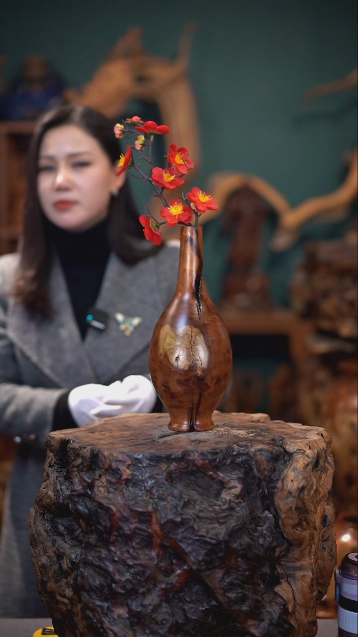 【闪购商品】枣木雷击枣木玉壶春