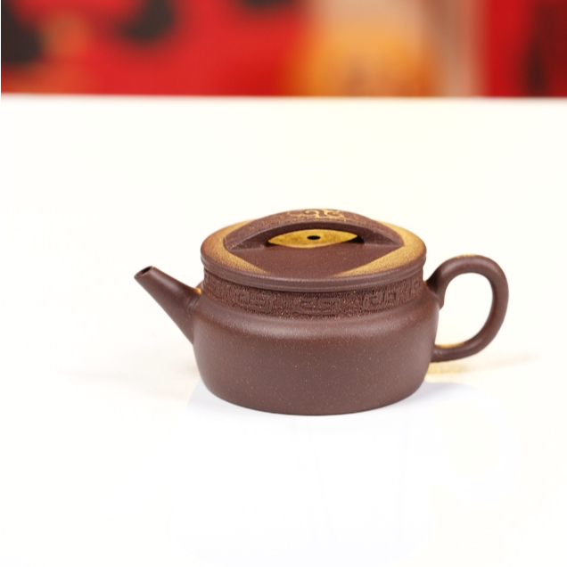 静心汉瓦 紫玉桃花泥 YZL 刻绘                                