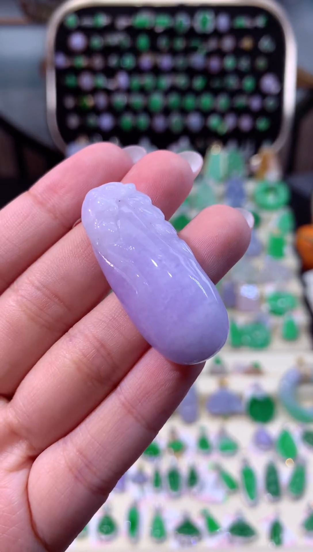 【闪购商品】翡翠颈饰未镶嵌缅甸天然A货翡翠