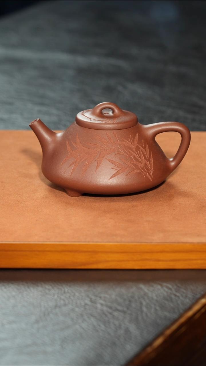 茶壶紫砂王**玩半手工 子冶石瓢