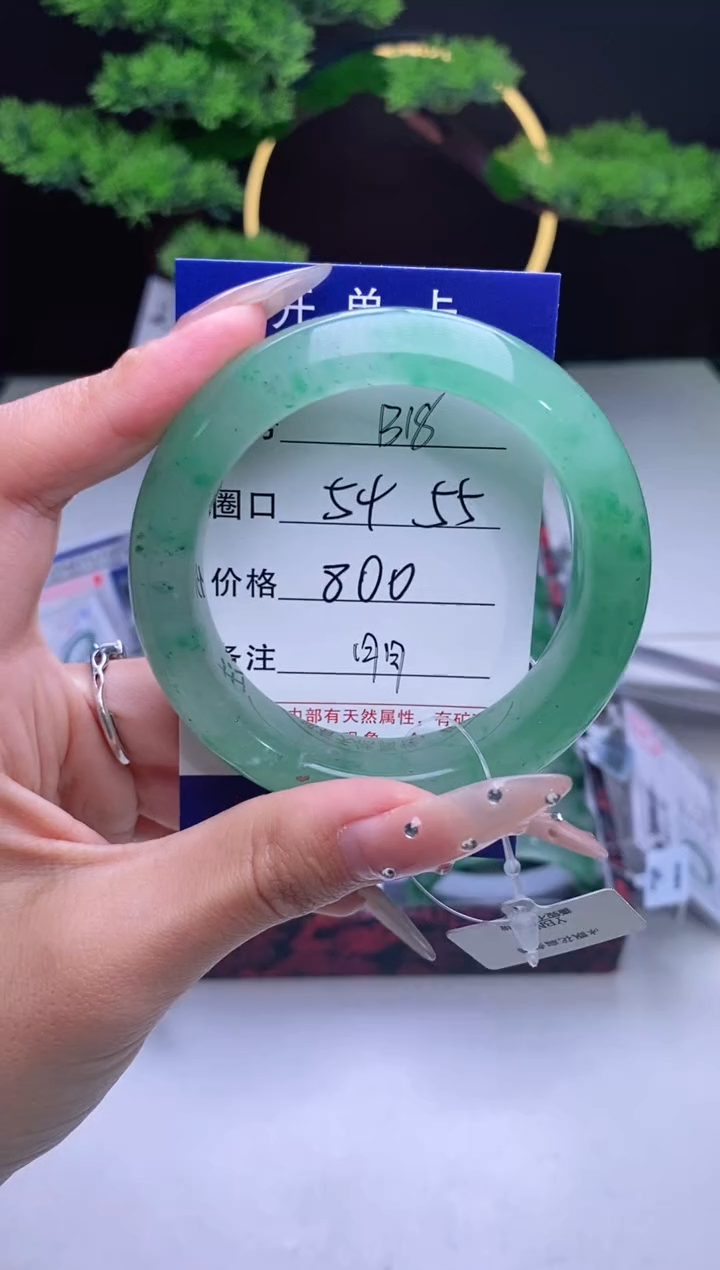 【闪购商品】石英质玉手镯未镶嵌【冰澜珠宝】-序号17