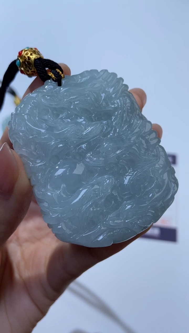 颈饰未镶嵌翡翠 376855/翡翠龙牌  多样性一件发