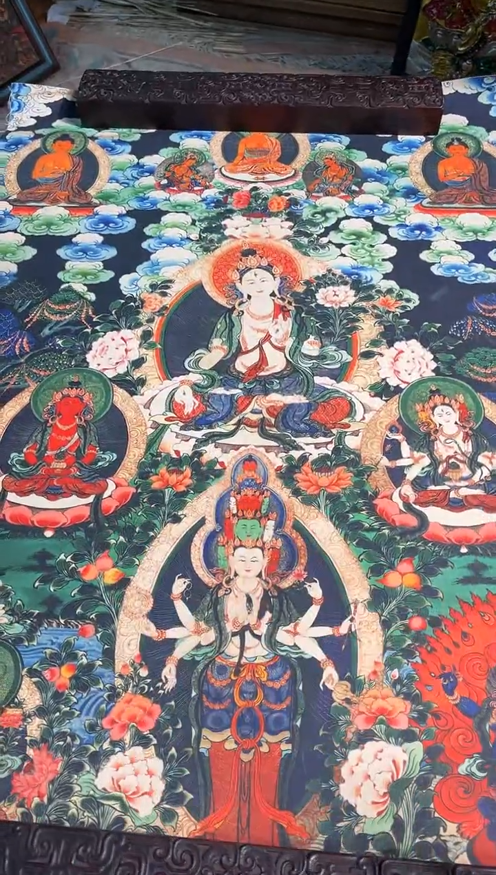 卷轴画路路的唐卡tk160