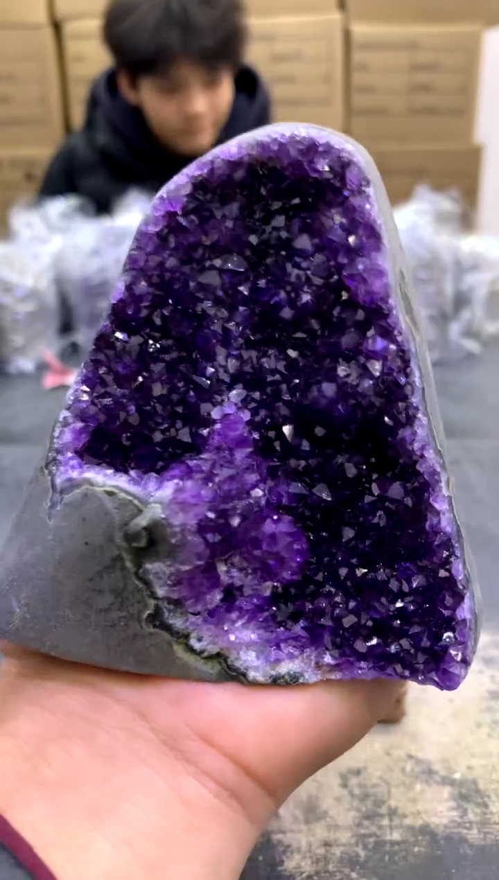 【闪购商品】水晶摆件未镶嵌天然紫水晶摆件559