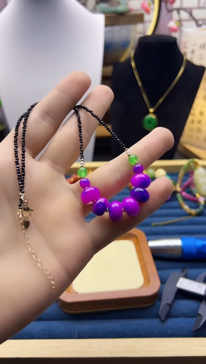 【闪购商品】苏纪石（舒俱来）颈饰14K金镶嵌X109