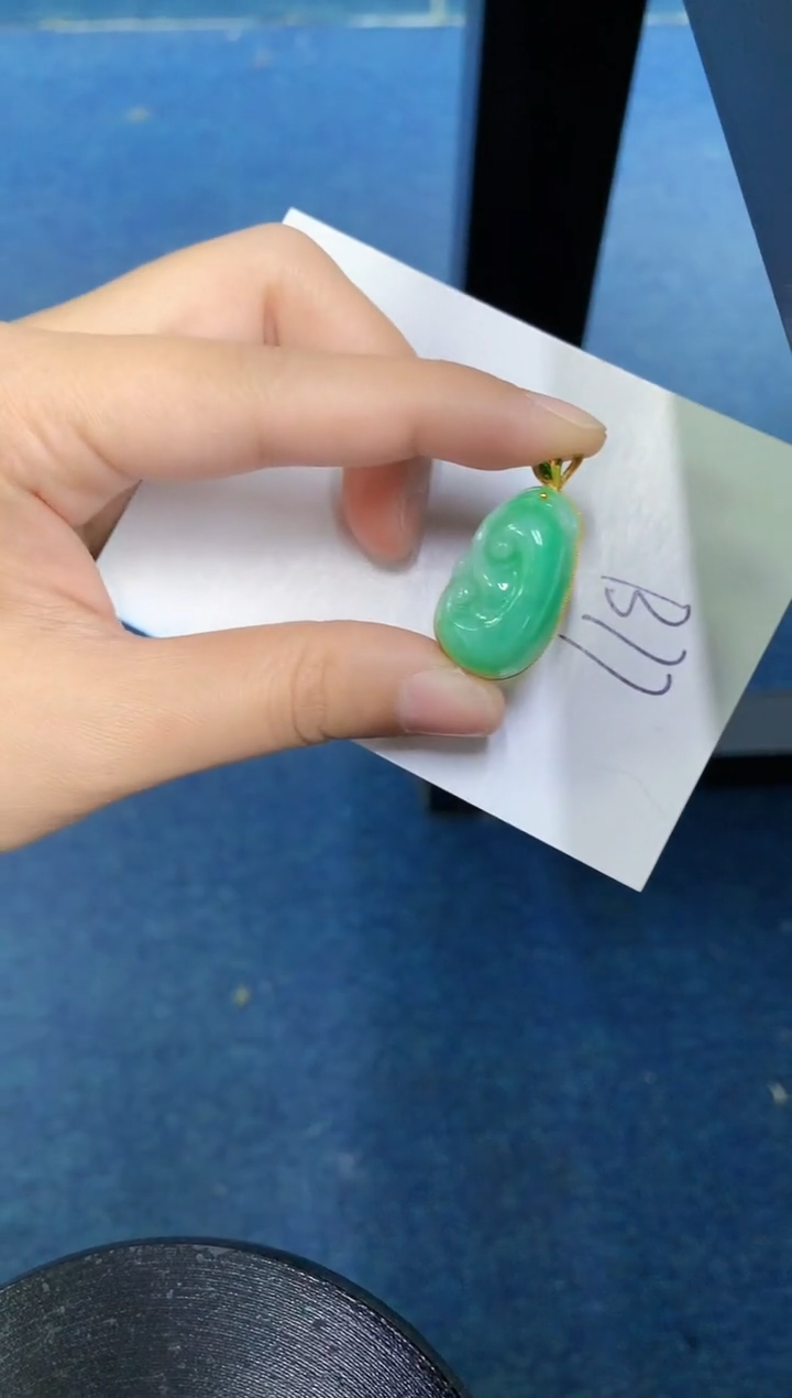 【闪购商品】翡翠颈饰18K金镶嵌000000000