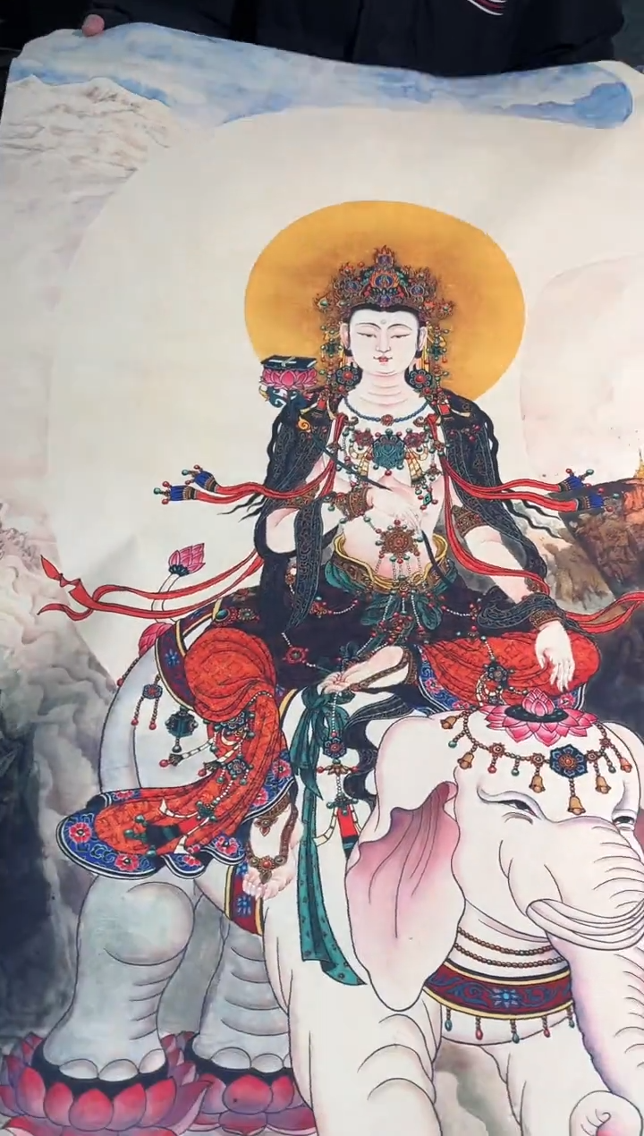 卷轴画天天的唐卡tk160