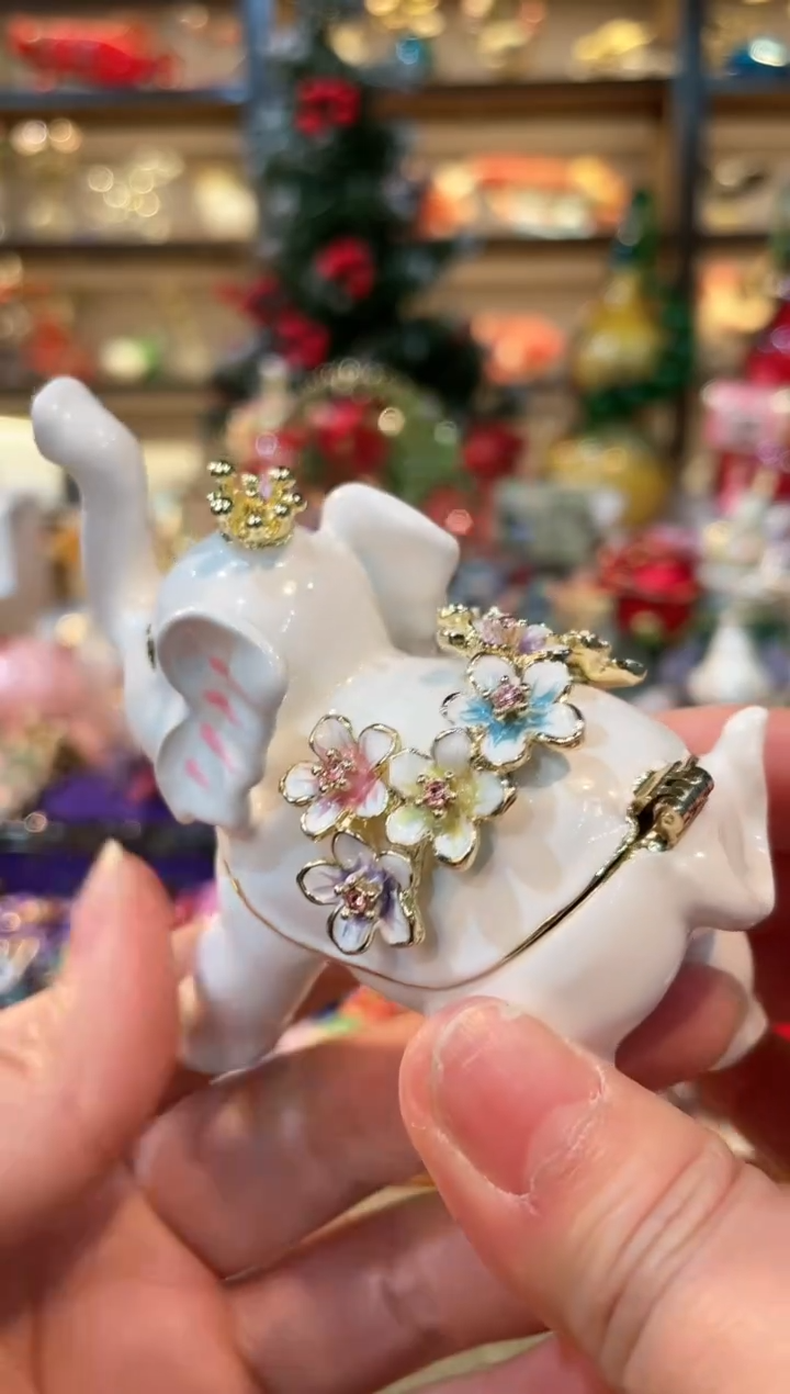 【闪购商品】 珐琅彩精致首饰盒