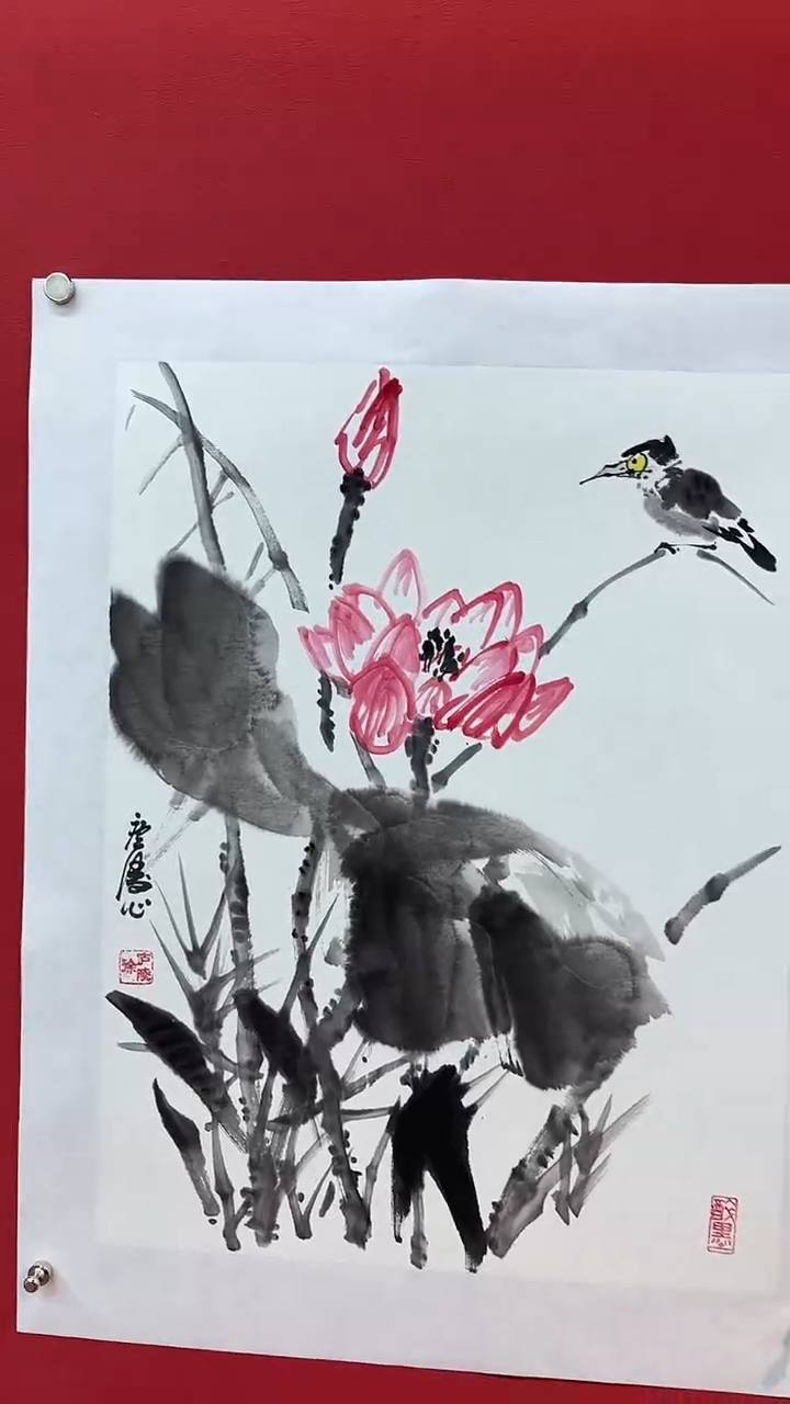 国画手绘原稿-徐庐陵-花鸟1.5平尺