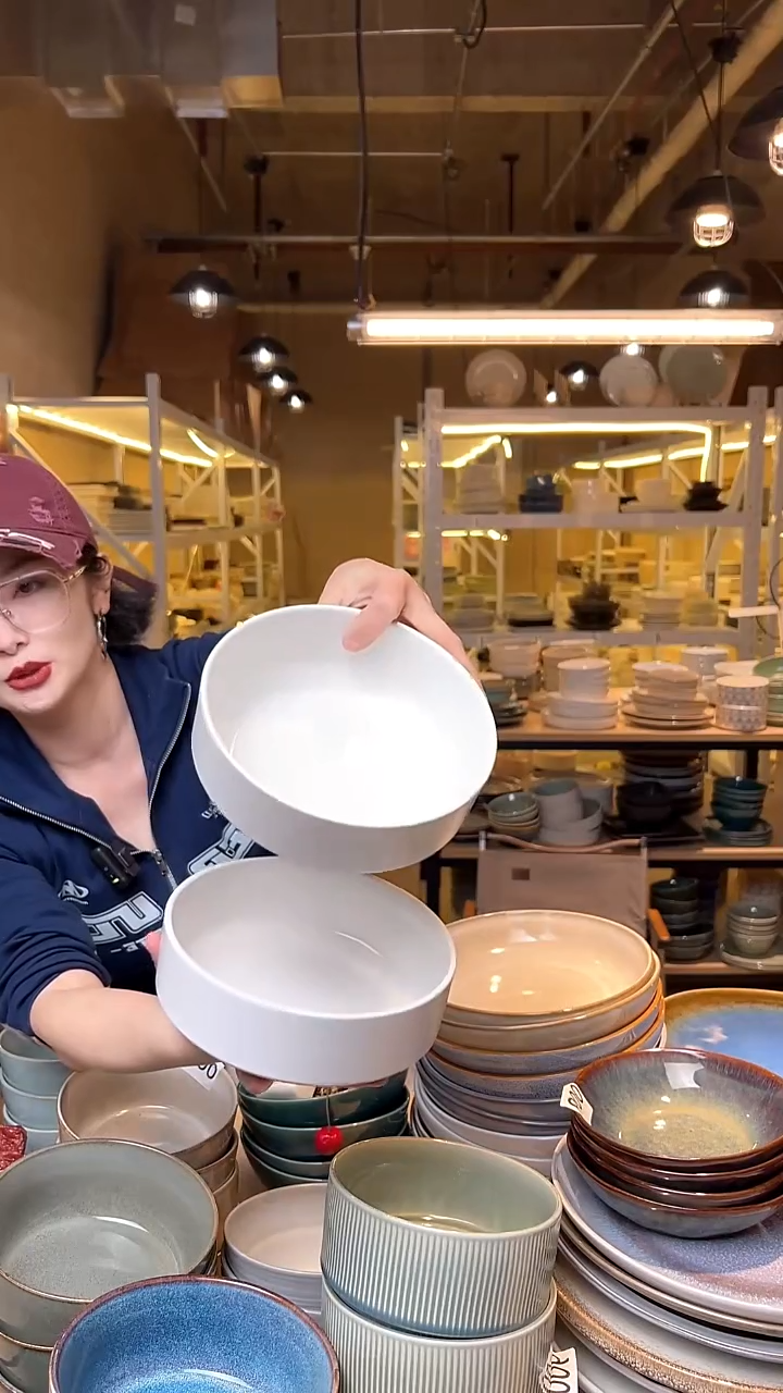 瓷120外贸尾货高温釉下彩陶瓷餐具默认微瑕