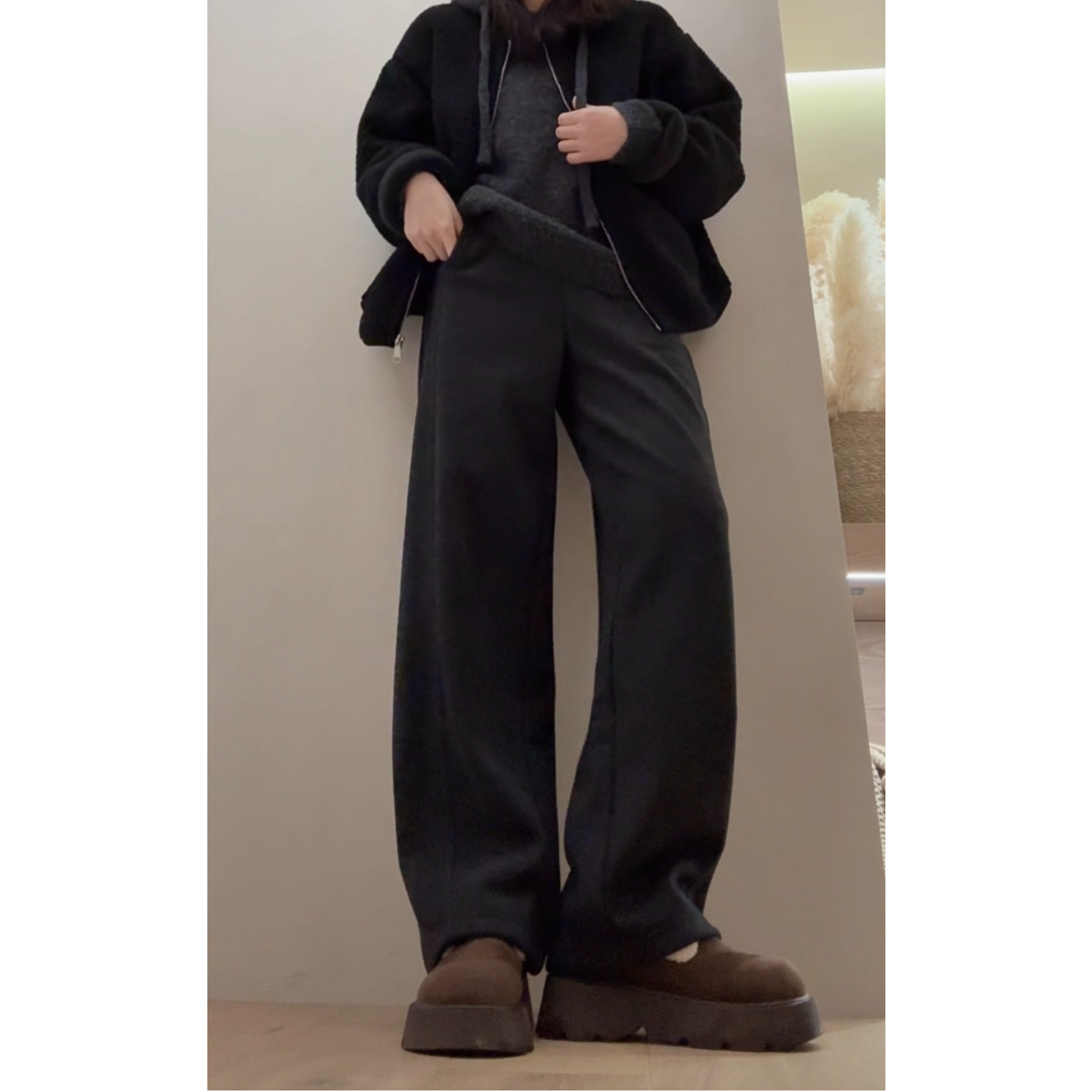 Y.M | 随心裤 第二层肌肤 轻柔云朵舒适感拉满羊毛休闲加绒裤6591