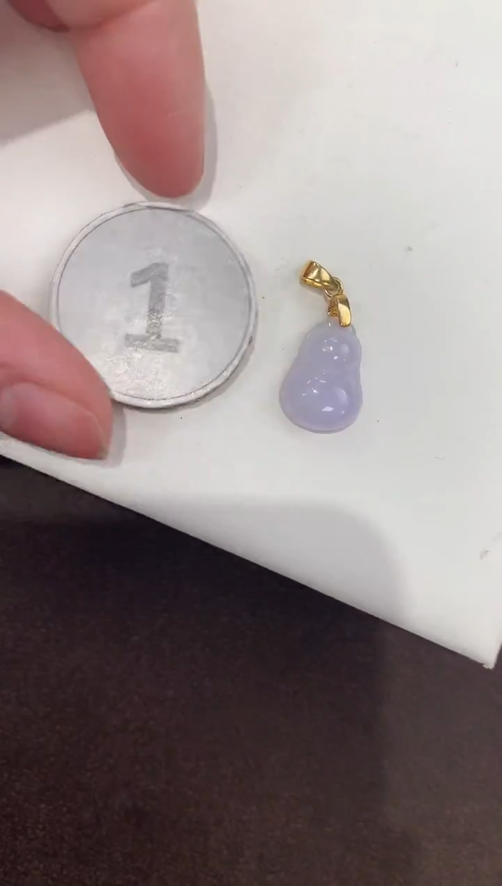 颈饰银S925镶嵌翡翠天然缅甸A货翡翠